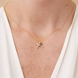 Rainbow Charm - erin gallagher variant--14K-yellow-gold