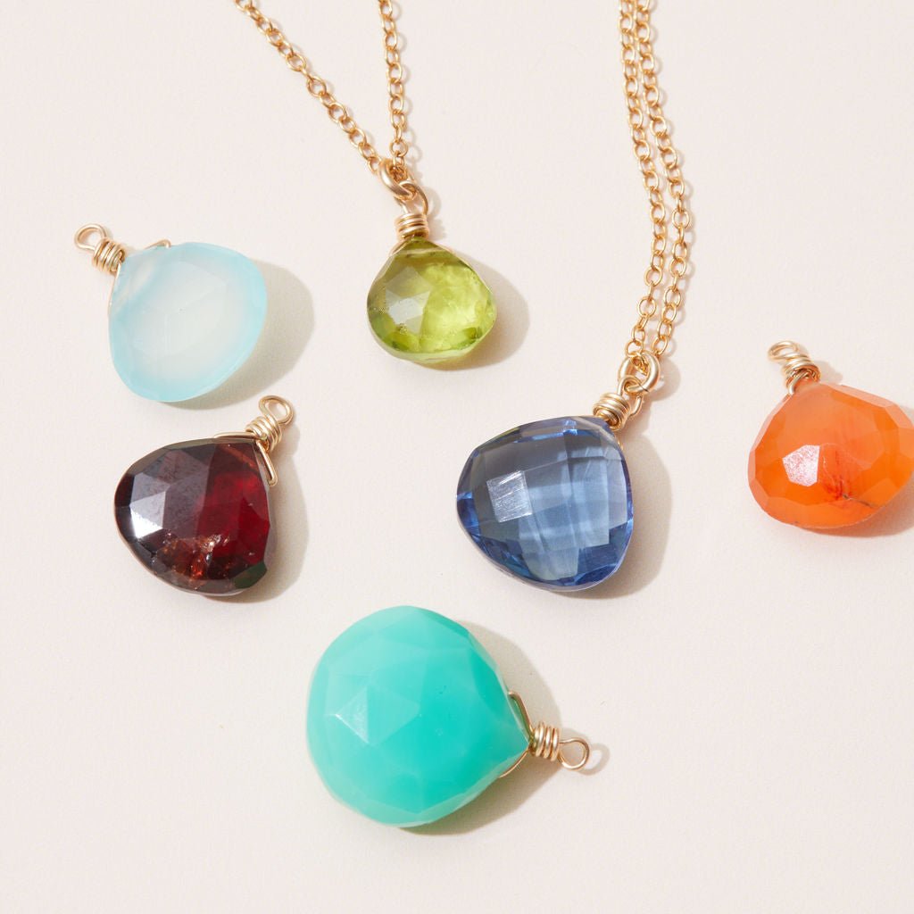 'Rita' Custom Gemstone Necklace - erin gallagher