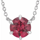 Ruby Pendant Necklace - erin gallagher