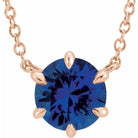 Sapphire Pendant Necklace - erin gallagher