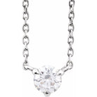 Solitaire Diamond Necklace - erin gallagher