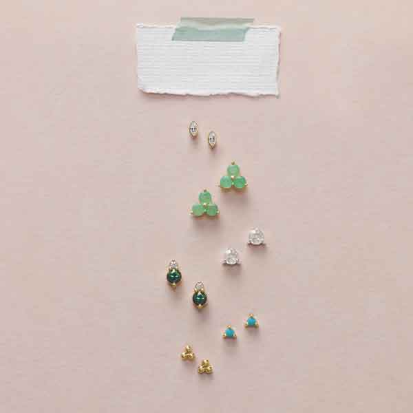 Trio Stud Earring - erin gallagher