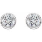 White Sapphire Stud Earrings - erin gallagher