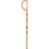 WWJD Charm - erin gallagher variant--14K-rose-gold
